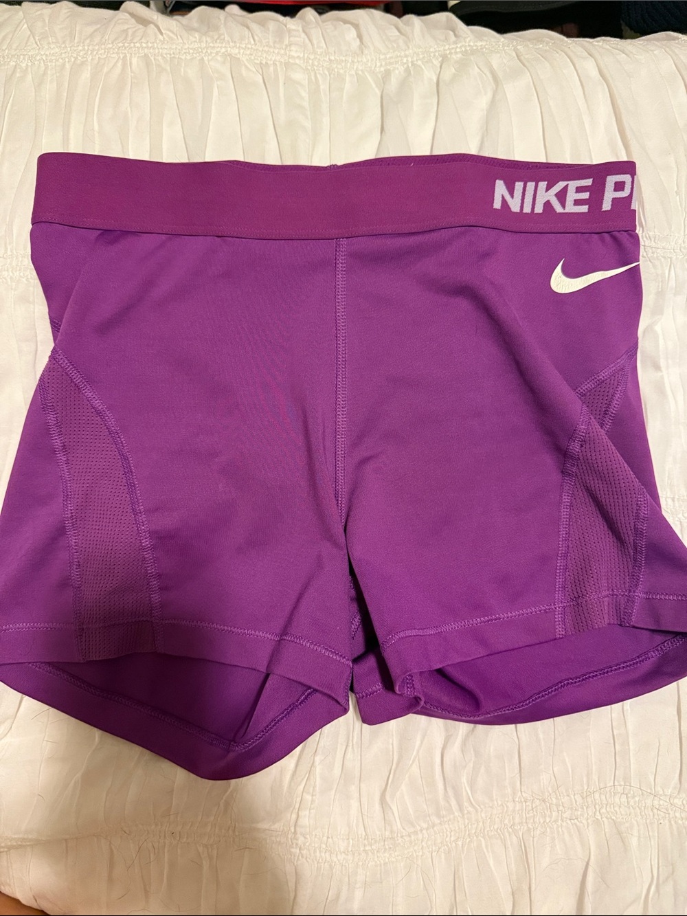 Nike Purple Performance Compression Shorts